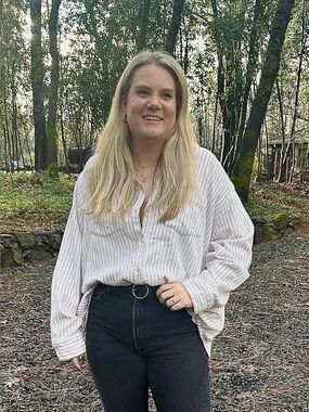 Madewell 3X Oversized Striped Button Front Shirt 100% Cotton Neutral Boho